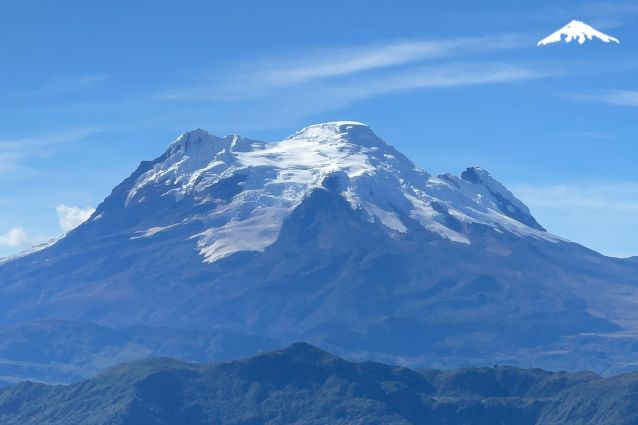 Summit of Antisana Volcano in the Ecuadorian Andes