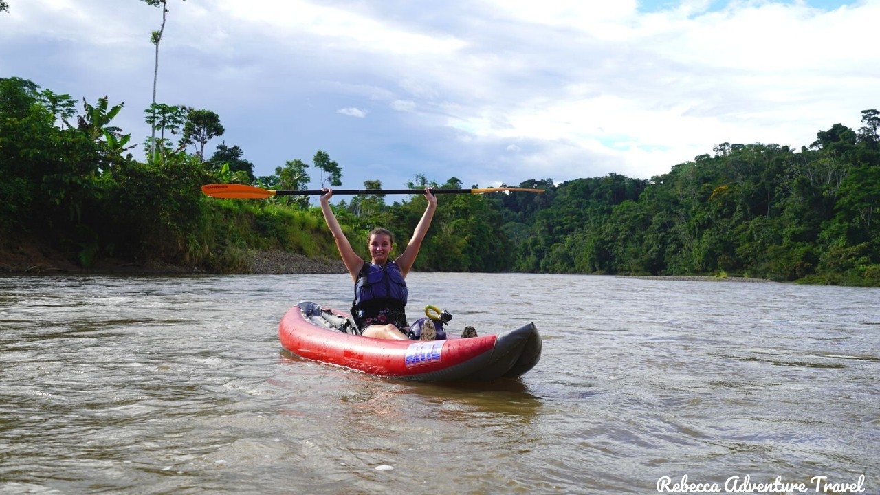 Kayak in the Amazon