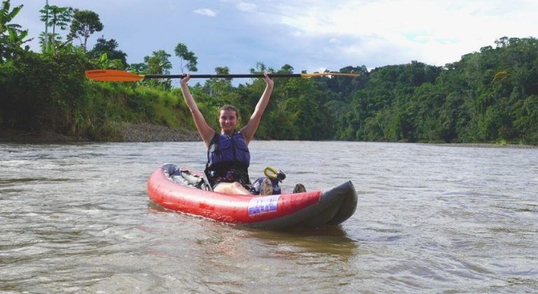 Amazon kayak and camping
