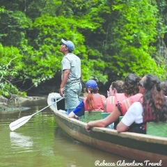 Rebecca Adventure Travel Cuyabeno Canoe ride