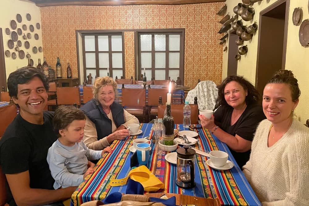 family hacienda dinner