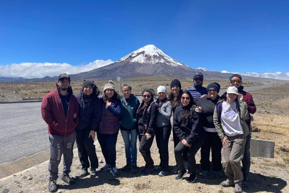 team at the chimborazo