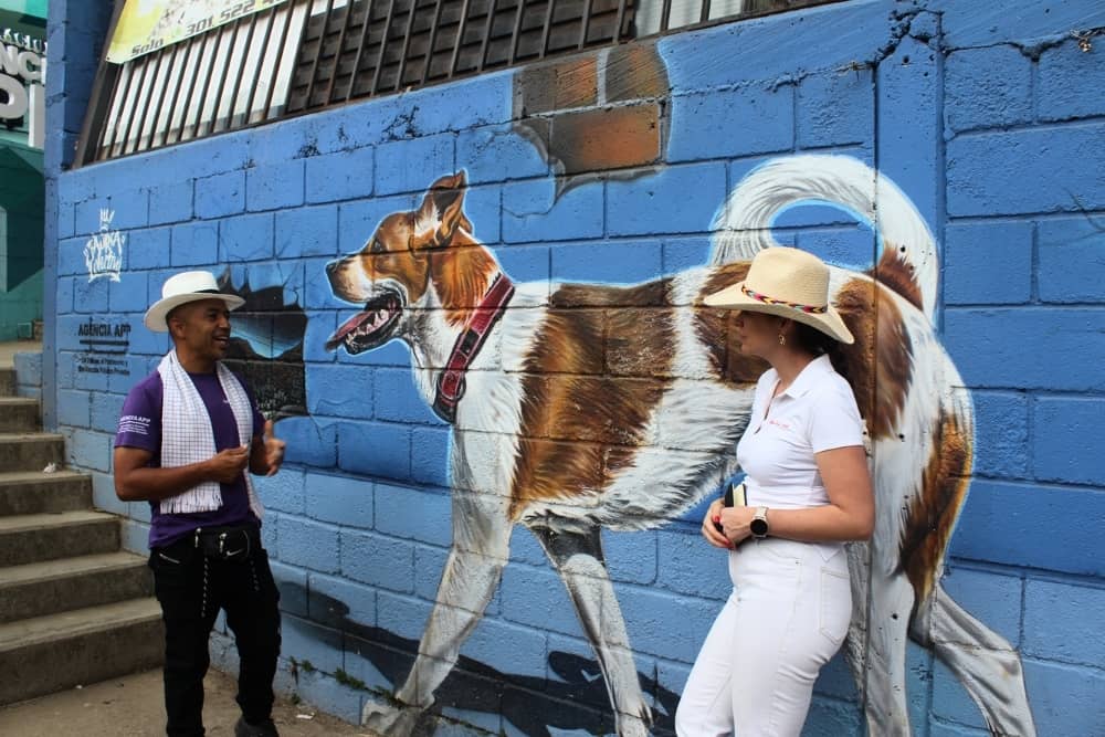 oscar transformational art in comuna manrique.