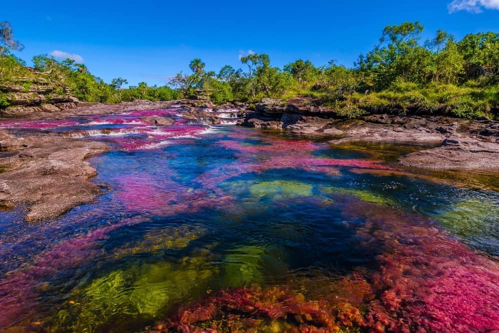 river of seven colors, colombia