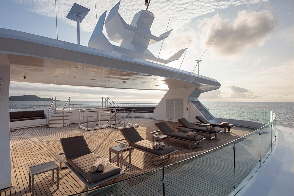 Sun Deck of Hermes Cruise