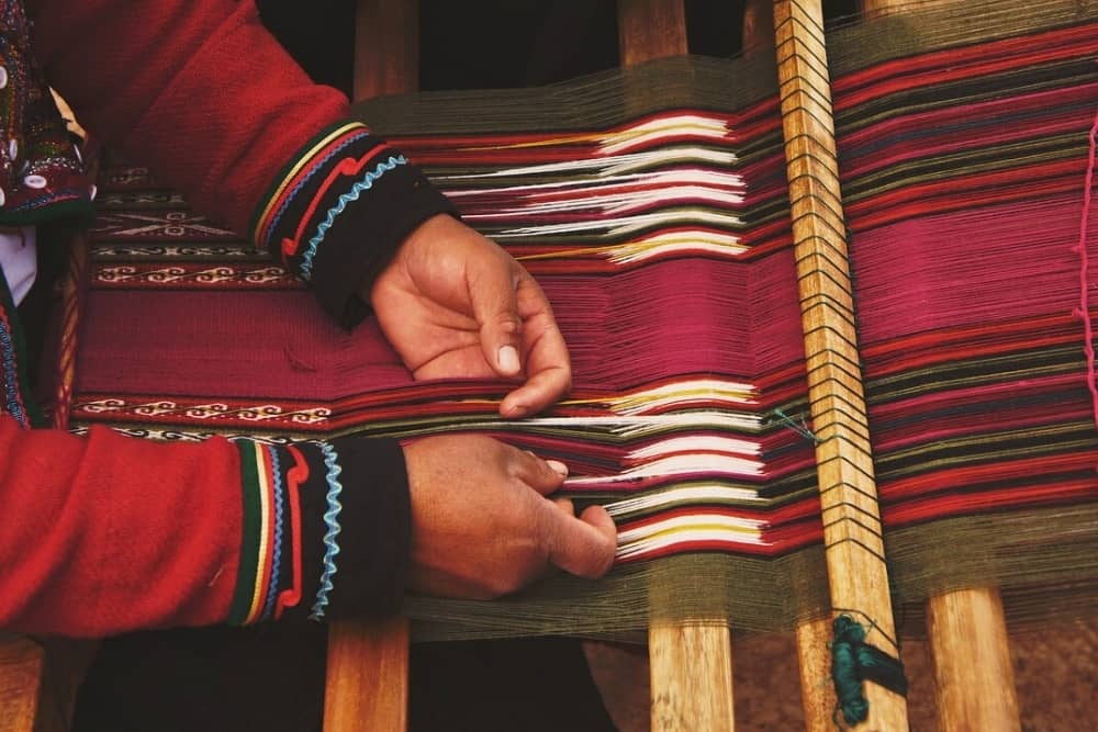 telar made by peru communities