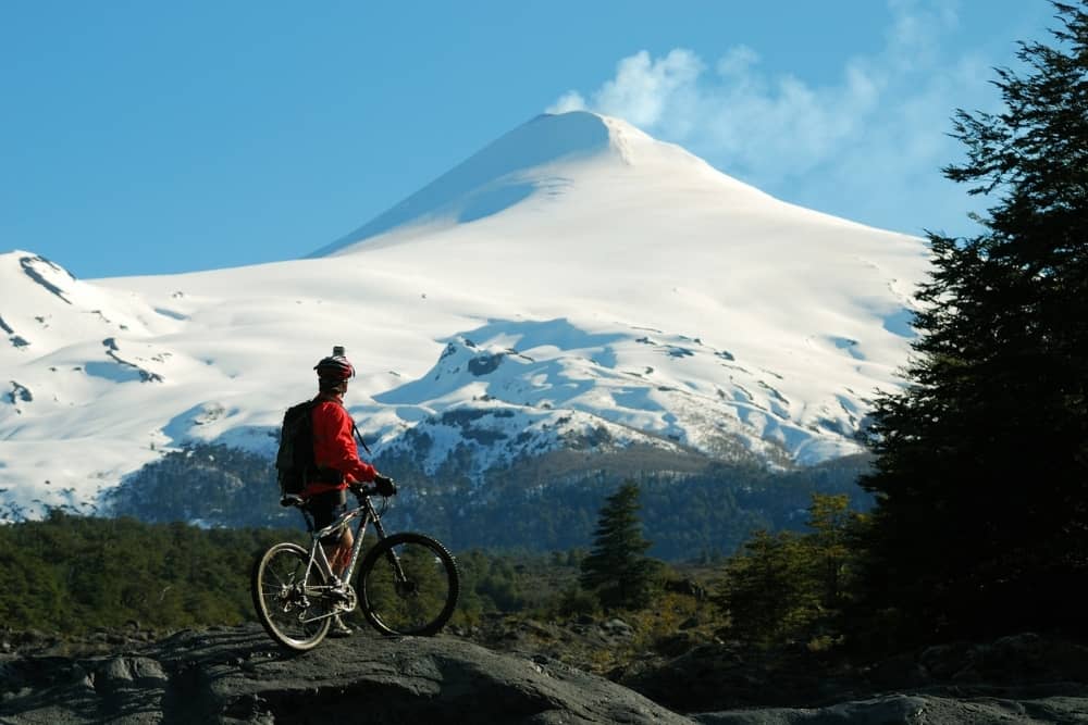 biking at the cotopaxi