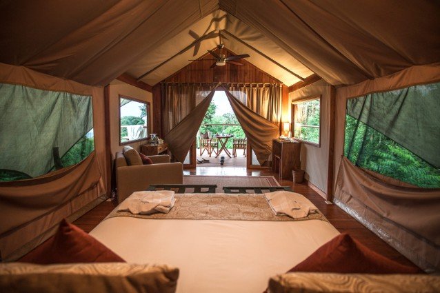 luxury camping tent