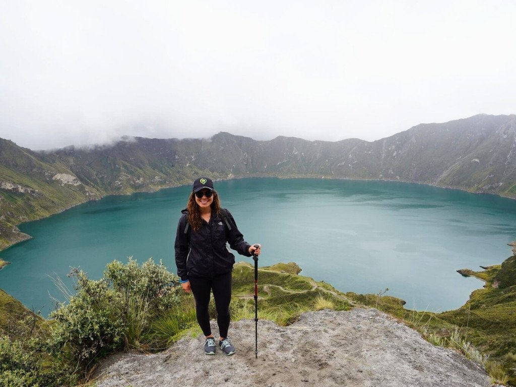 quilotoa lake view