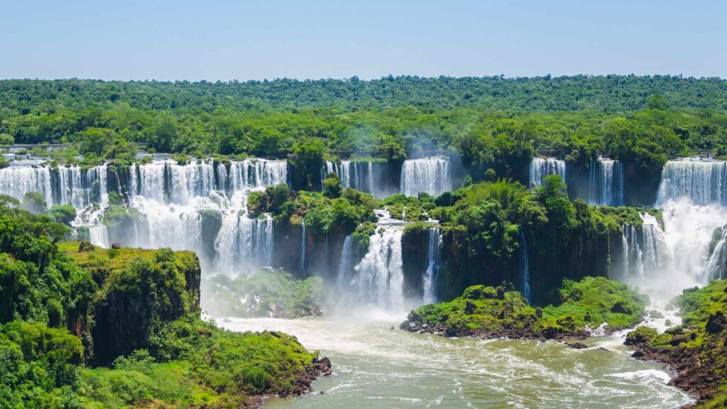 Argentina iguazu waterfalls iguazu falls view from argentina
