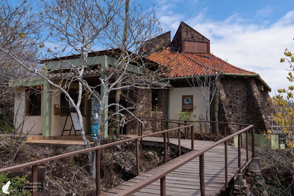 interpretation center entrance san cristobal