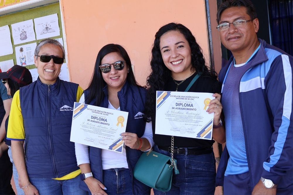 rebecca adventure travel team at ulloa school