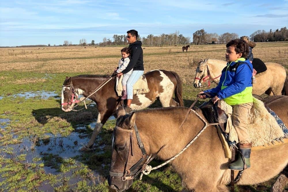 rebeccas children horsebackriding argentina