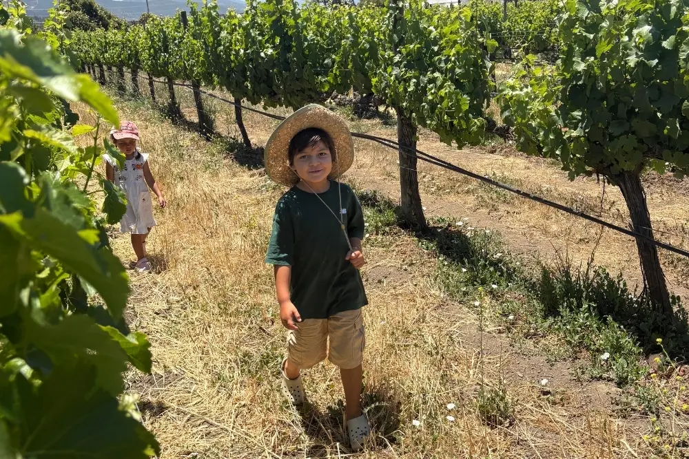 chile family trip - jose miguel sophie chile vineyard casablanca