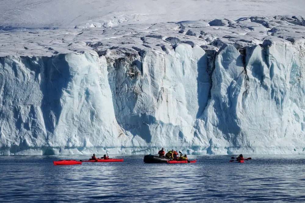 glacier sea