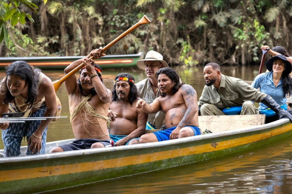 the waoranis guiding will smith in an amazon rainforest expedition